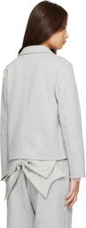 Sandy Liang Gray Knoll Jacket