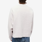 Acne Studios Men's Farmy Serif Logo Crew Sweat in Pale Lilac