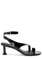 Alohas Miquela Onix Patent Leather Sandals Black
