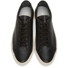 Common Projects Black Pebbled Achilles Low Sneakers