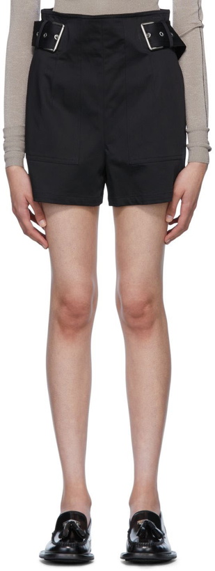 Photo: 3.1 Phillip Lim Black Belted Shorts