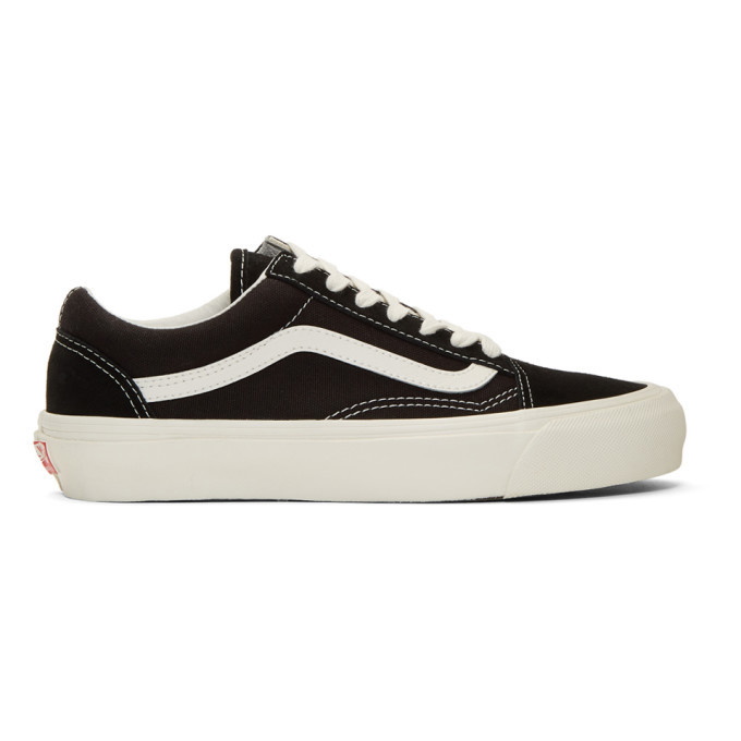 Photo: Vans Black and Off-White OG Old Skool LX Sneakers