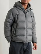 FrizmWORKS - Altavia Quilted Nylon Hooded Down Jacket - Gray
