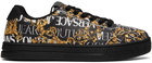 Versace Jeans Couture Black & Gold Court 88 Sneakers