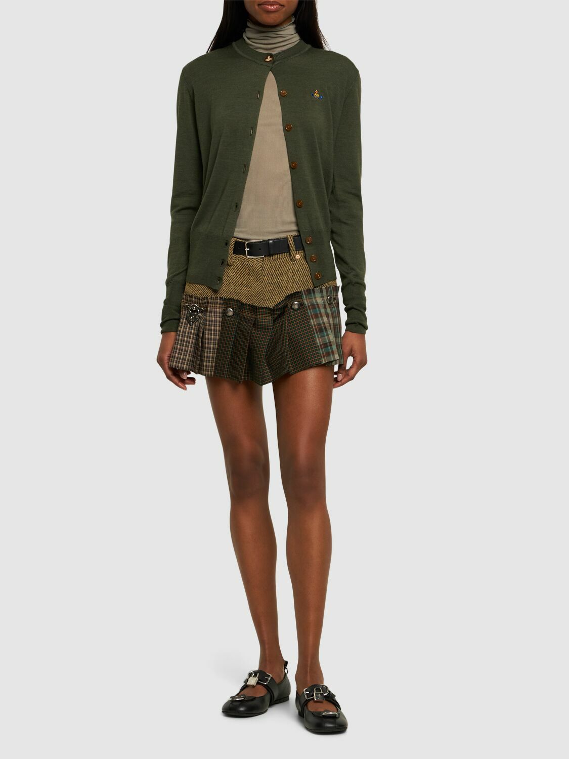 VIVIENNE WESTWOOD GOLD LABEL Handknitted wool cardigan