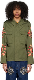 BLUEMARBLE Khaki Embroidered Jacket