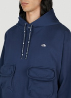 The North Face Black Series - Patch Pocket Hooded Sweatshirt in Dark Blue