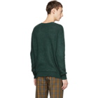 John Elliott Green Brushed Crewneck Sweater