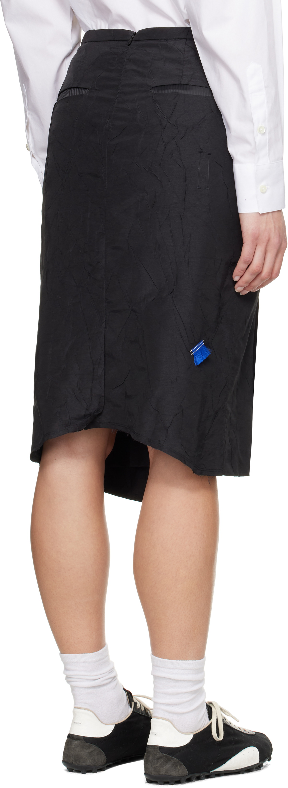 ADER error Black Medium Midi Skirt