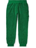 UNDERCOVER - Tapered Cotton-Fleece Cargo Sweatpants - Green