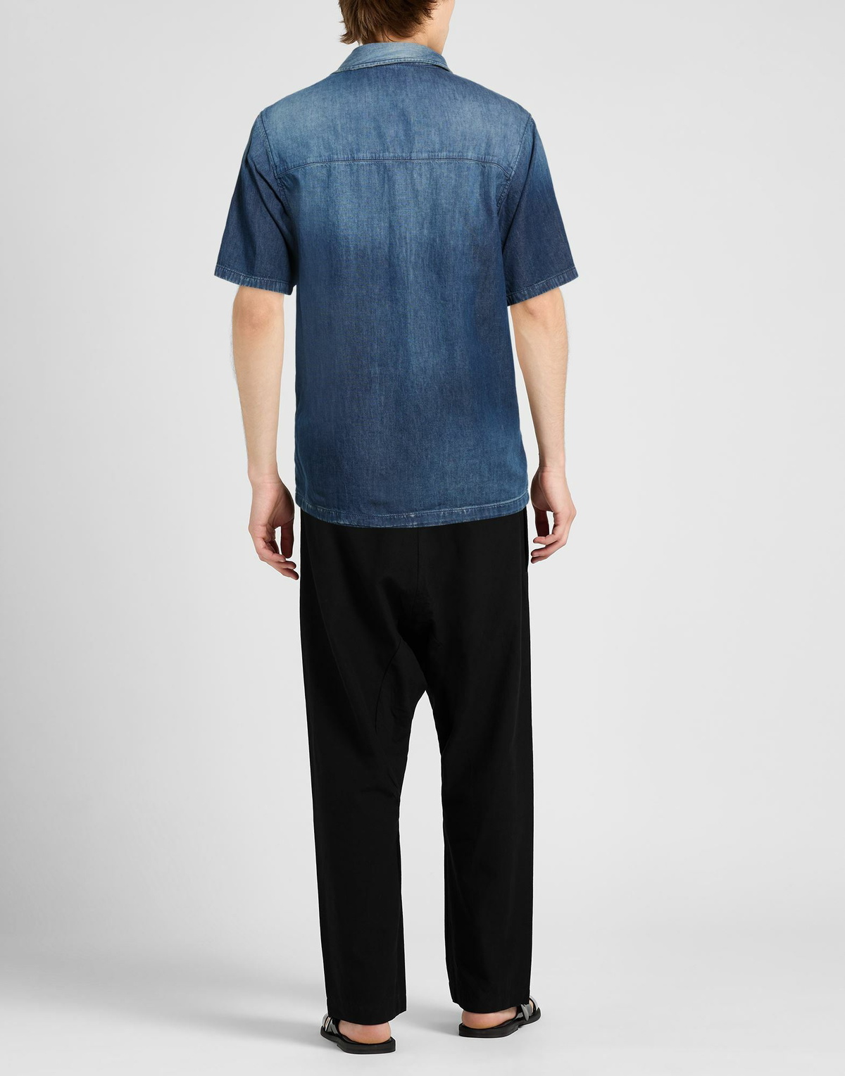 Diesel Mens Denim shirt in Blue