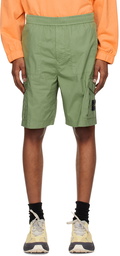 Stone Island Green Patch Shorts