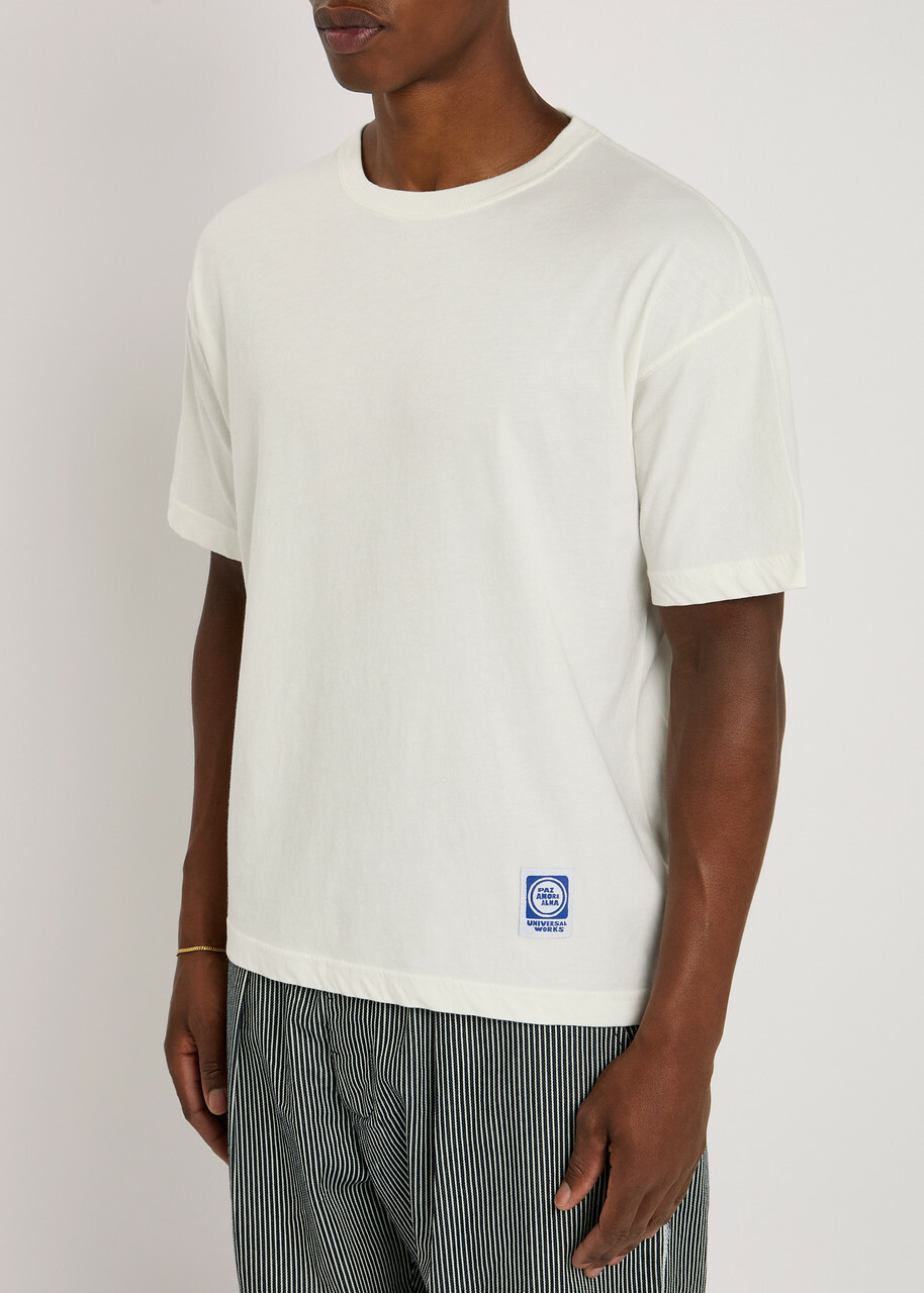 Universal Works Loose Cotton T-shirt Ecru
