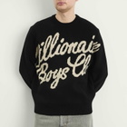 Billionaire Boys Club Men's Script Knitted Sweater in Black