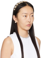 AREA Gold Crystal Stud Headband