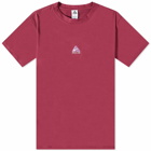 Nike Men's ACG Lungs T-Shirt in Rosewood/Rush Fuchsia
