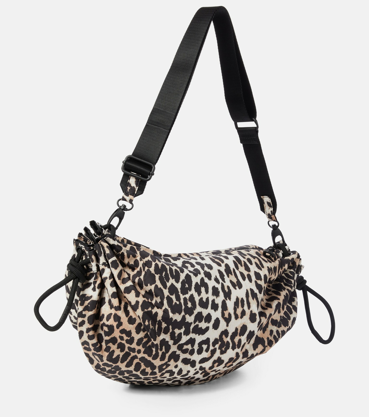 Ganni - Leopard-print shoulder bag GANNI