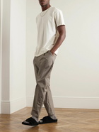 John Elliott - Studio Tapered Pleated Cotton Drawstring Trousers - Neutrals