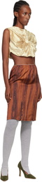 Julie Kegels Gold Tilda Button Cushion Top
