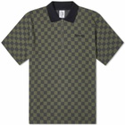Polar Skate Co. Men's Jacques Polo Shirt in Black/Green