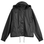 Rains Women's String Rain Jacket in Black Grain