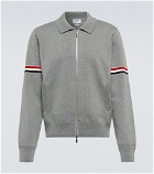 Thom Browne - Cotton-blend zip-up sweater