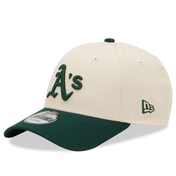Photo: New Era Oakland Athletics 9Forty Adjustable Cap in Green 