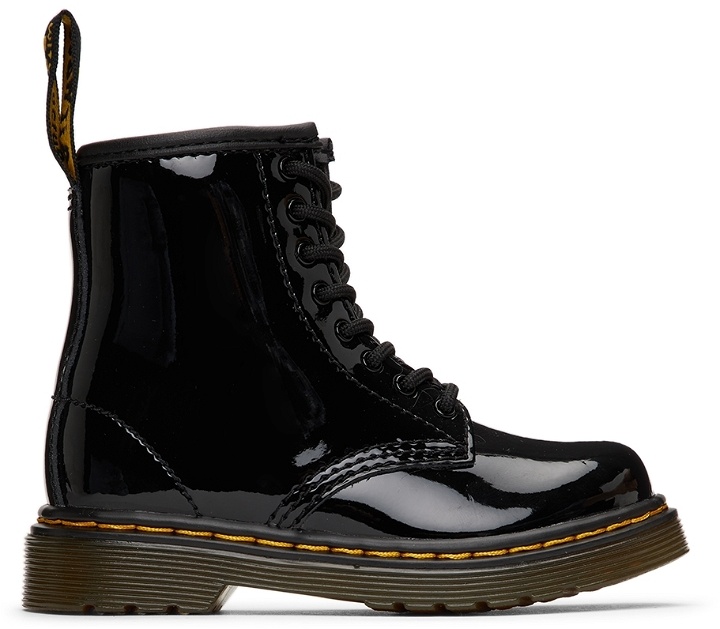 Photo: Dr. Martens Baby Black Patent 1460 Boots