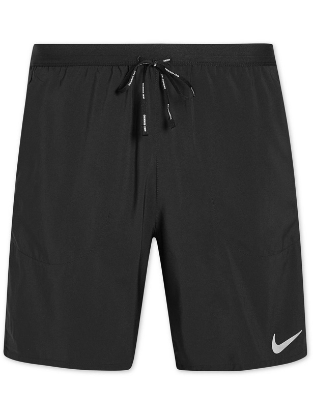 Photo: Nike Running - Flex Stride Recycled Shell Shorts - Black