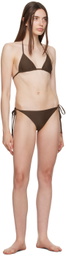 Saturdays NYC Brown Natalia Bikini