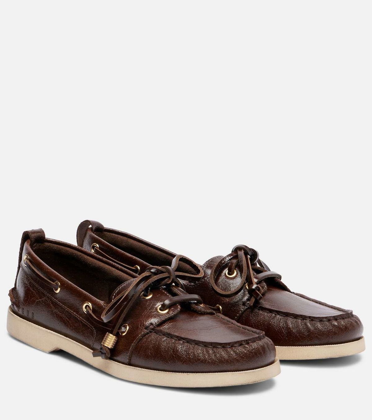 Golden Goose Leather boat shoes