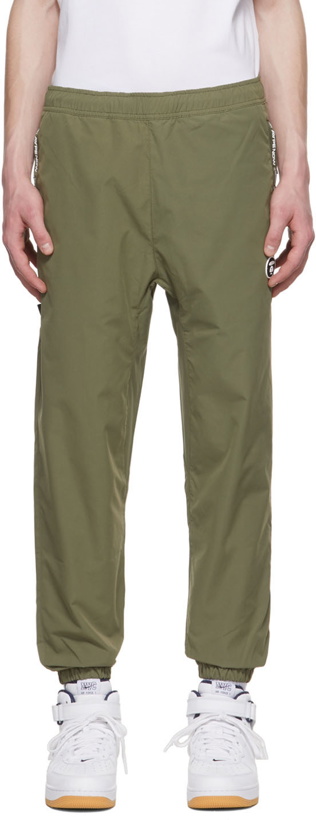 Photo: AAPE by A Bathing Ape Green Polyester Lounge Pants