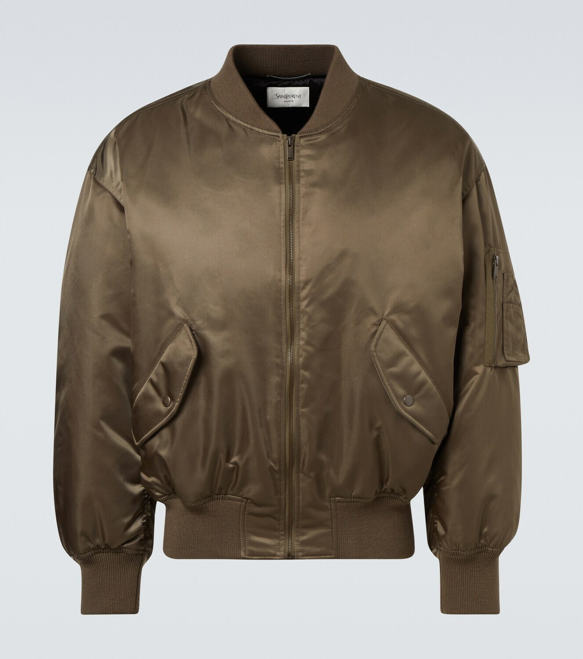 Saint Laurent Twill bomber jacket