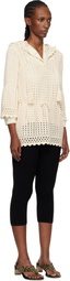 Isabel Marant Etoile Off-White Zaelle Summer Crochet Knit Minidress