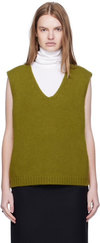 Photo: Arch The Green Cashmere Knit Vest