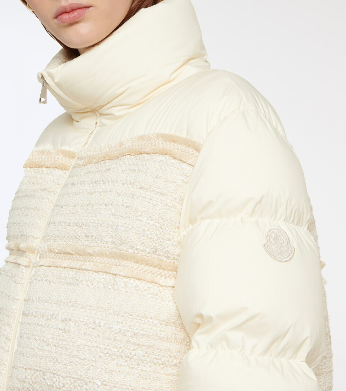 Moncler - Aucun tweed down jacket Moncler