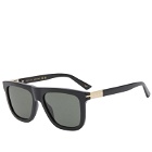Gucci Men's Web Ingot Sunglasses in Black/Grey