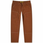 Butter Goods Men's Double Knee Pants in Brown