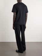 Givenchy - Logo-Appliquéd Cotton-Jersey T-Shirt - Black