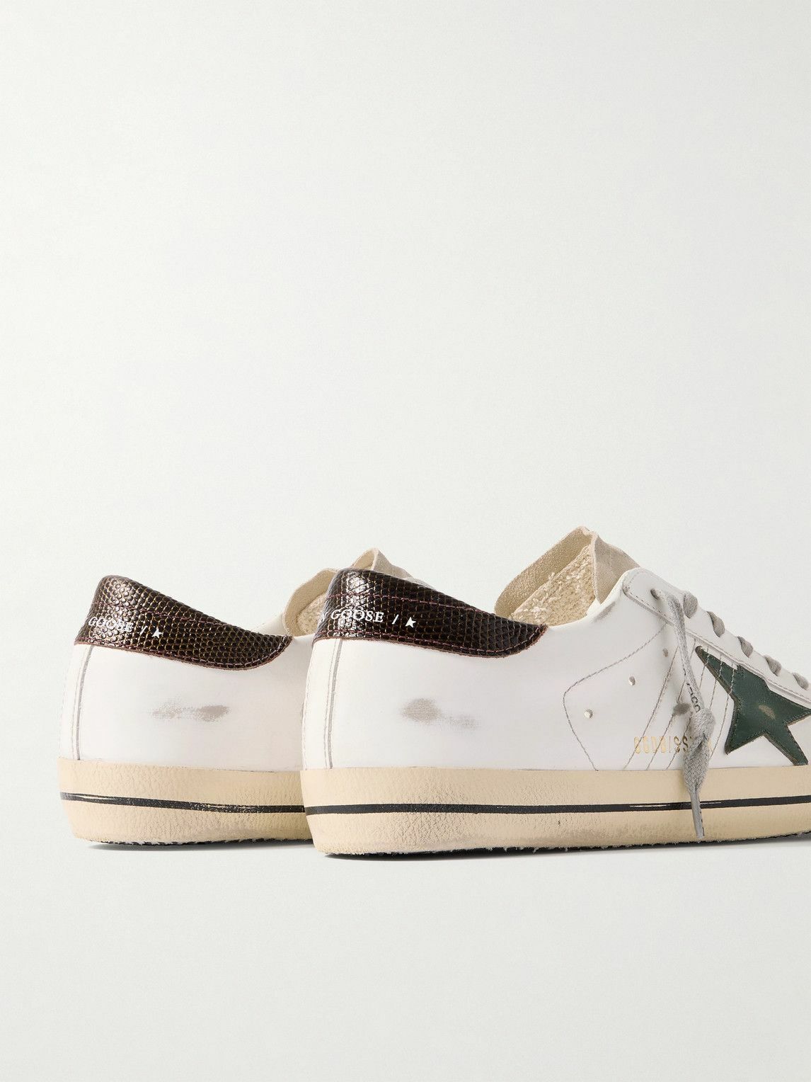 Golden Goose - Super-Star Distressed Leather and Suede