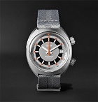 Oris - Chronoris Automatic Chronograph 39mm Stainless Steel and NATO Canvas Watch - Men - Light gray