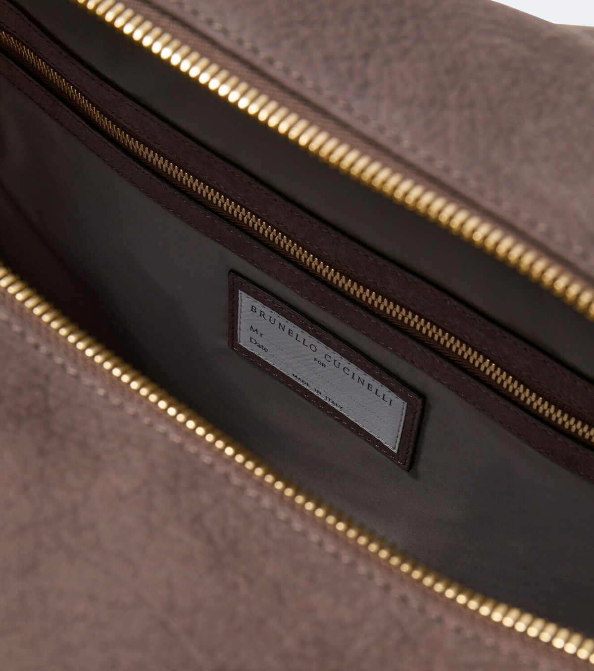 Brunello Cucinelli Leather duffel bag