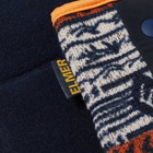 Elmer Gloves Elmer Printed Fleece Glove in Navy/Orange