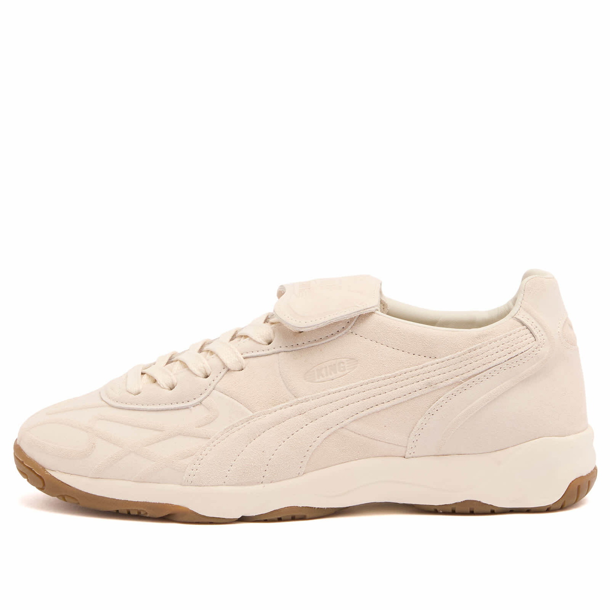 Puma King Indoor Clean Sneaker in Alpine Snow