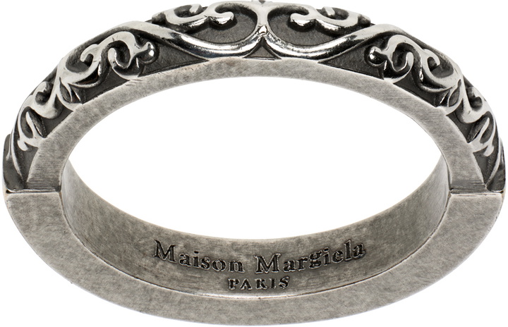 Photo: Maison Margiela Silver Engraved Ring