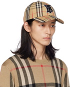 Burberry Beige Embroidered Cap