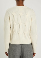 Lisa Yang Sammie Cable-knit Cashmere Jumper Cream