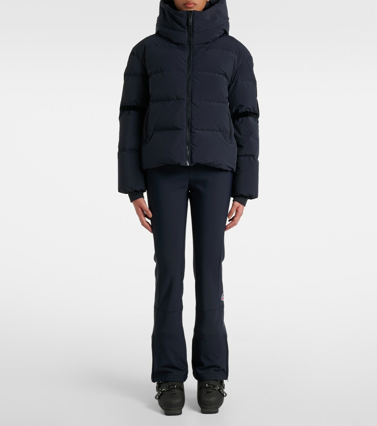 Fusalp Barsy velvet-trimmed down ski jacket