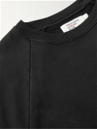 Pasadena Leisure Club - Leisure Run Printed Cotton-Jersey Sweatshirt - Black