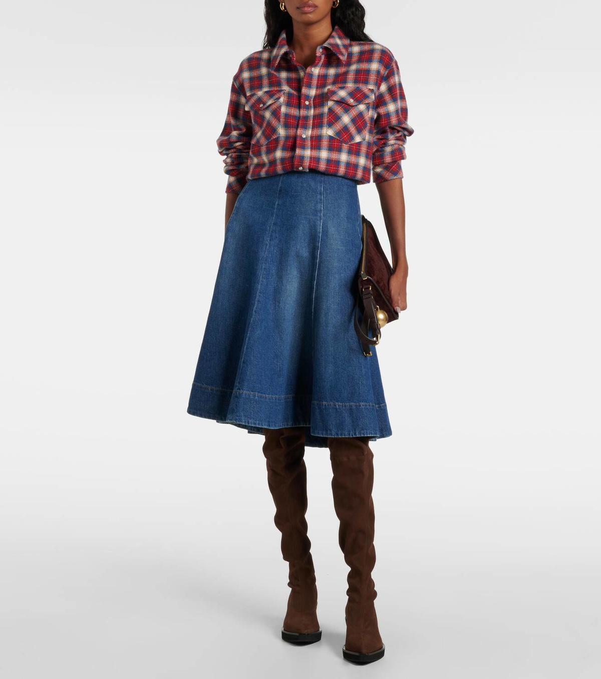 Clergerie Tenny suede over-the-knee boots